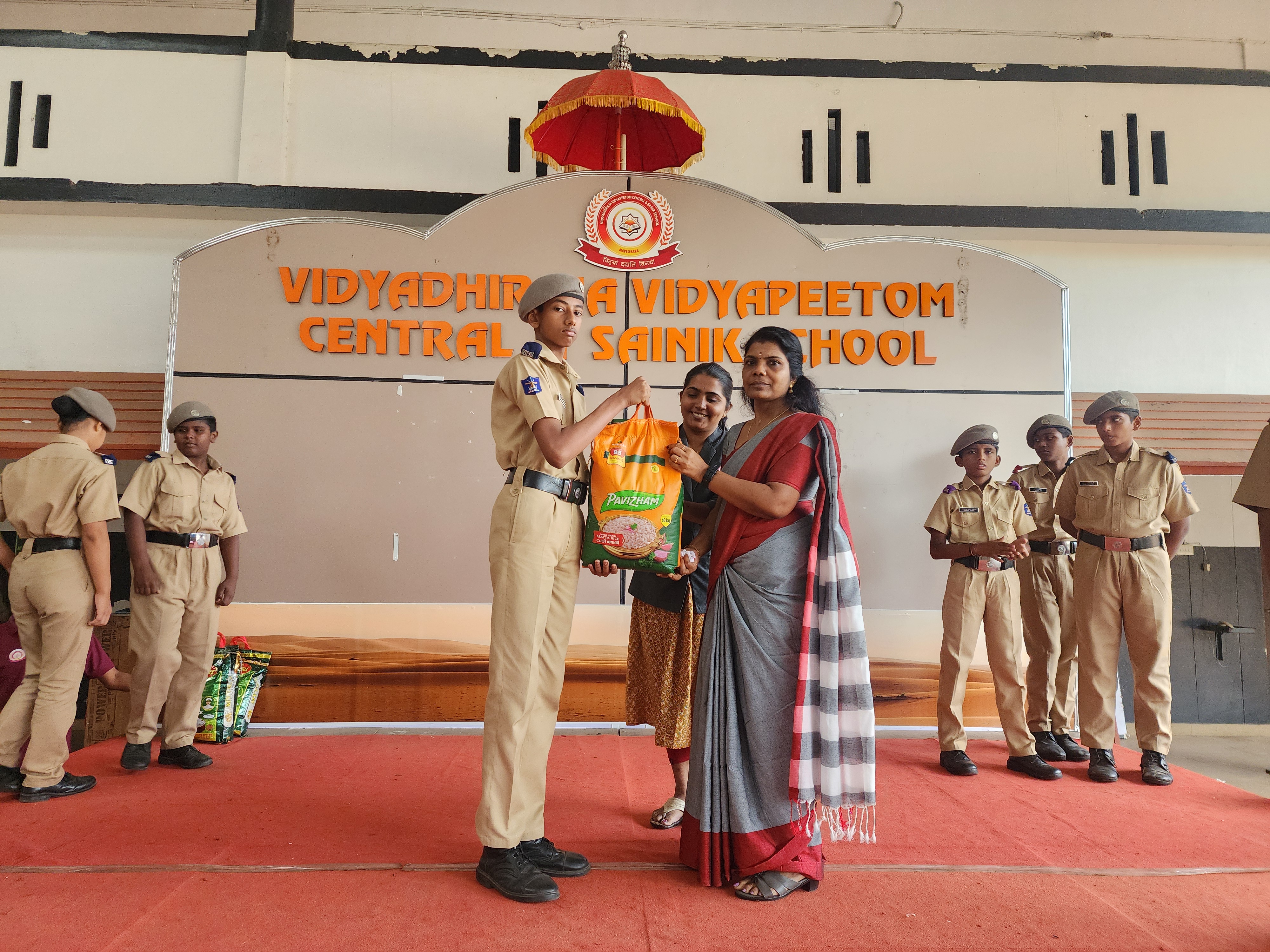 Community Service — Vidyadhiraja Vidyapeetom Sainik School
